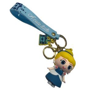 Cinderella PVC Keychain/Bag Clip